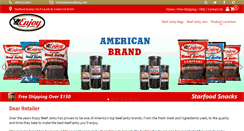 Desktop Screenshot of enjoybeefjerky.com